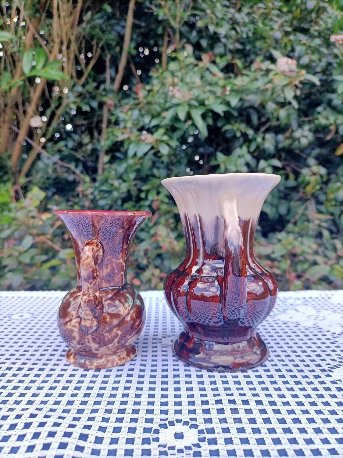 Pots céramiques rétro