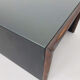 Wood , leather and glass coffee table by Walter Knoll , Germany 1970’s