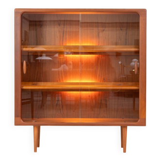 Teak display case by Svend Dyrlund