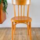 Baumann bistro chair in blond oak, 1950s