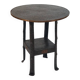 Antique Viennese side table handcrafted in wrought iron.