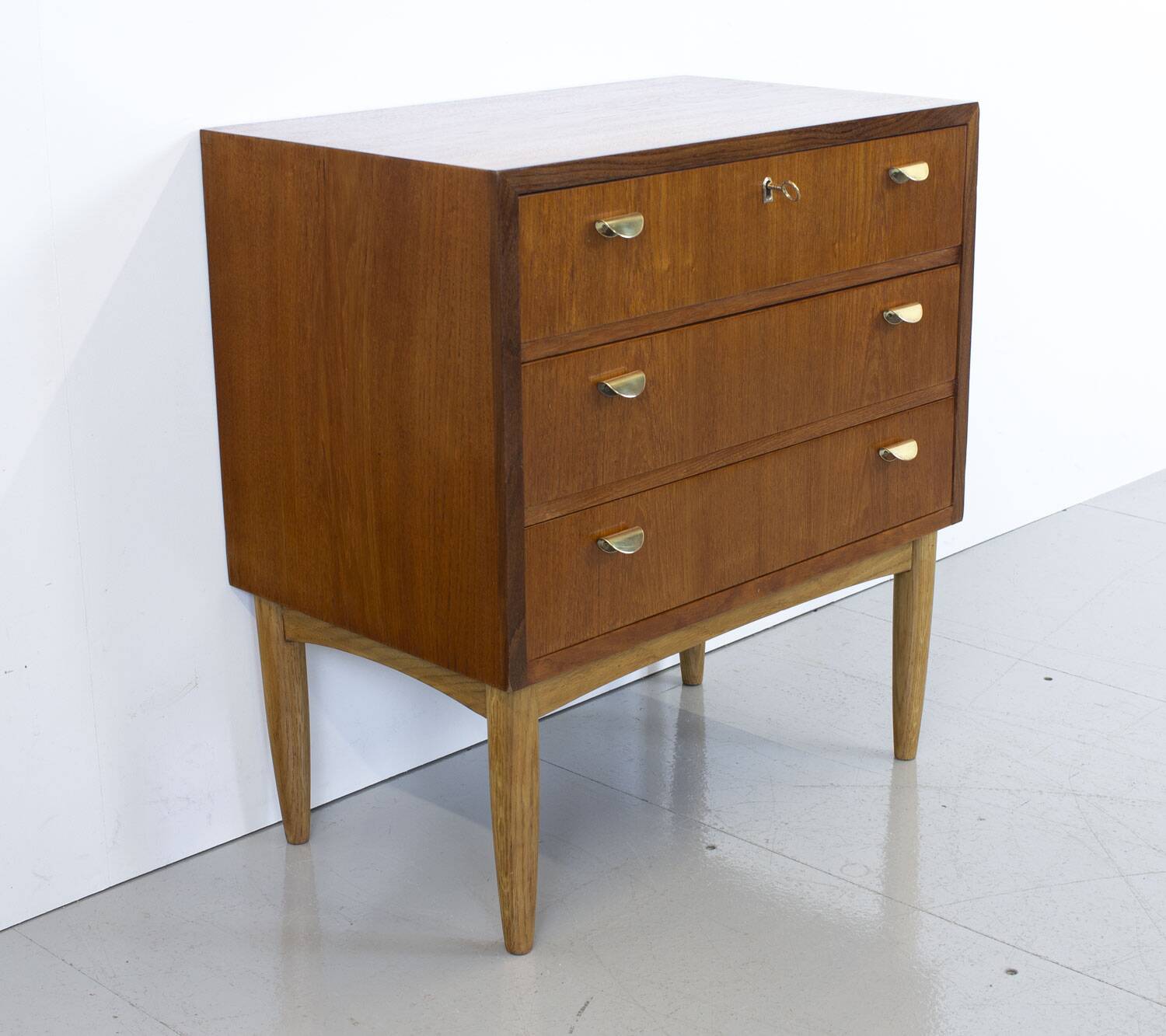 Mid Century Danish Teak Chest of Drawers
