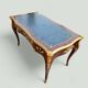 Marquetry and gilded bronze desk signed rinck in paris