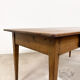 French antique dining table oak and pine