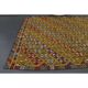 Vintage Turkish Oushak Handmade Wool & Cotton Yellow Area Rug 162x212