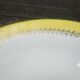 Set of thirteen old porcelain soup plates signed "Biarritz"