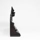Baroque Richly Carved Black Wooden Sculptured Shelf, France, 1850s