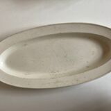 Dish Creil Directoire 1806 fine earthenware XXL