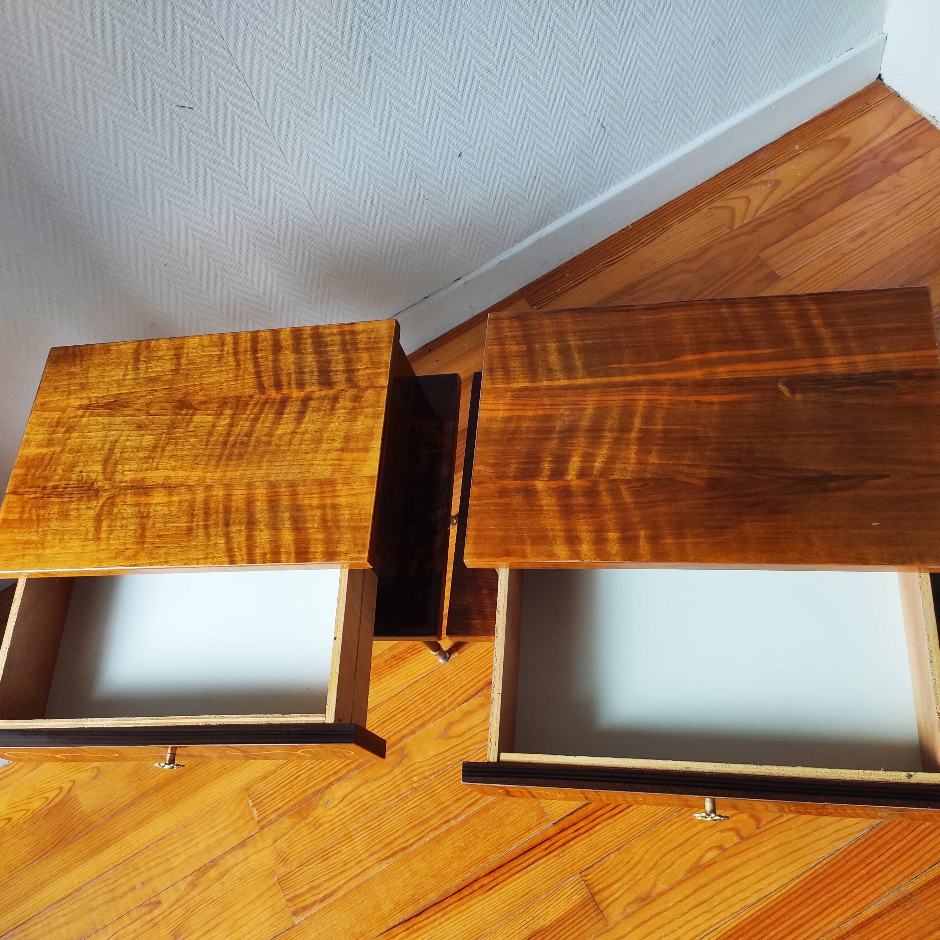 Pair of vintage bedside tables from the 1960s