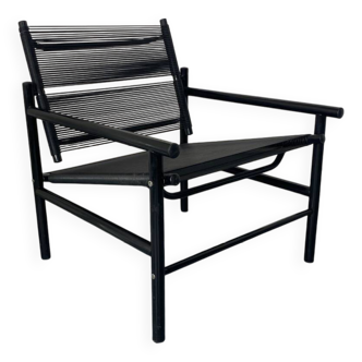 Italian Spaghetti Easy Chair from Fly Line, Italy, 1980s