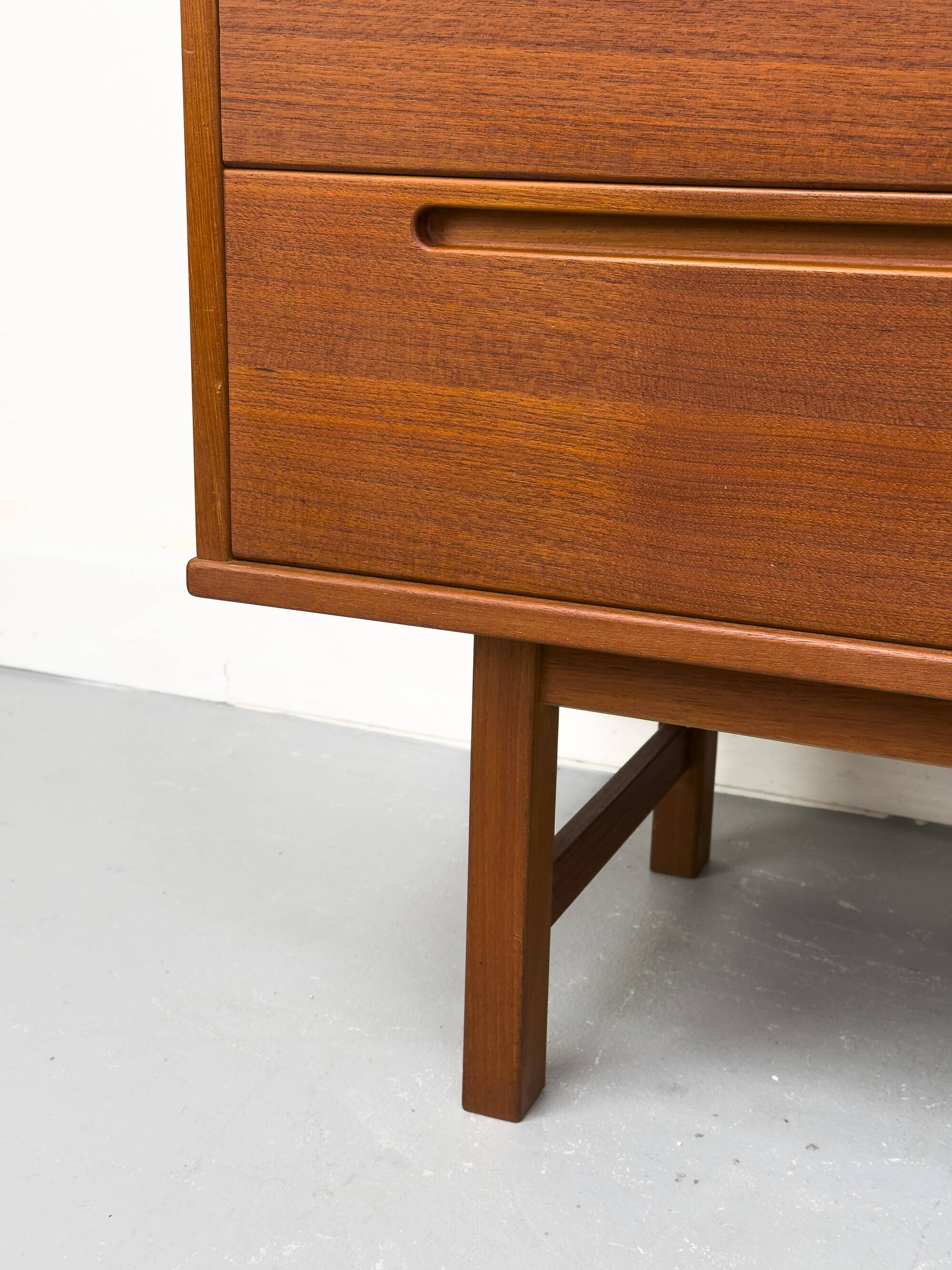 Large Teak Chest of Drawers from Tørring / HJN Møbelfabrik, 1960s