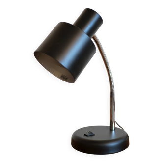 Matte black metal desk lamp