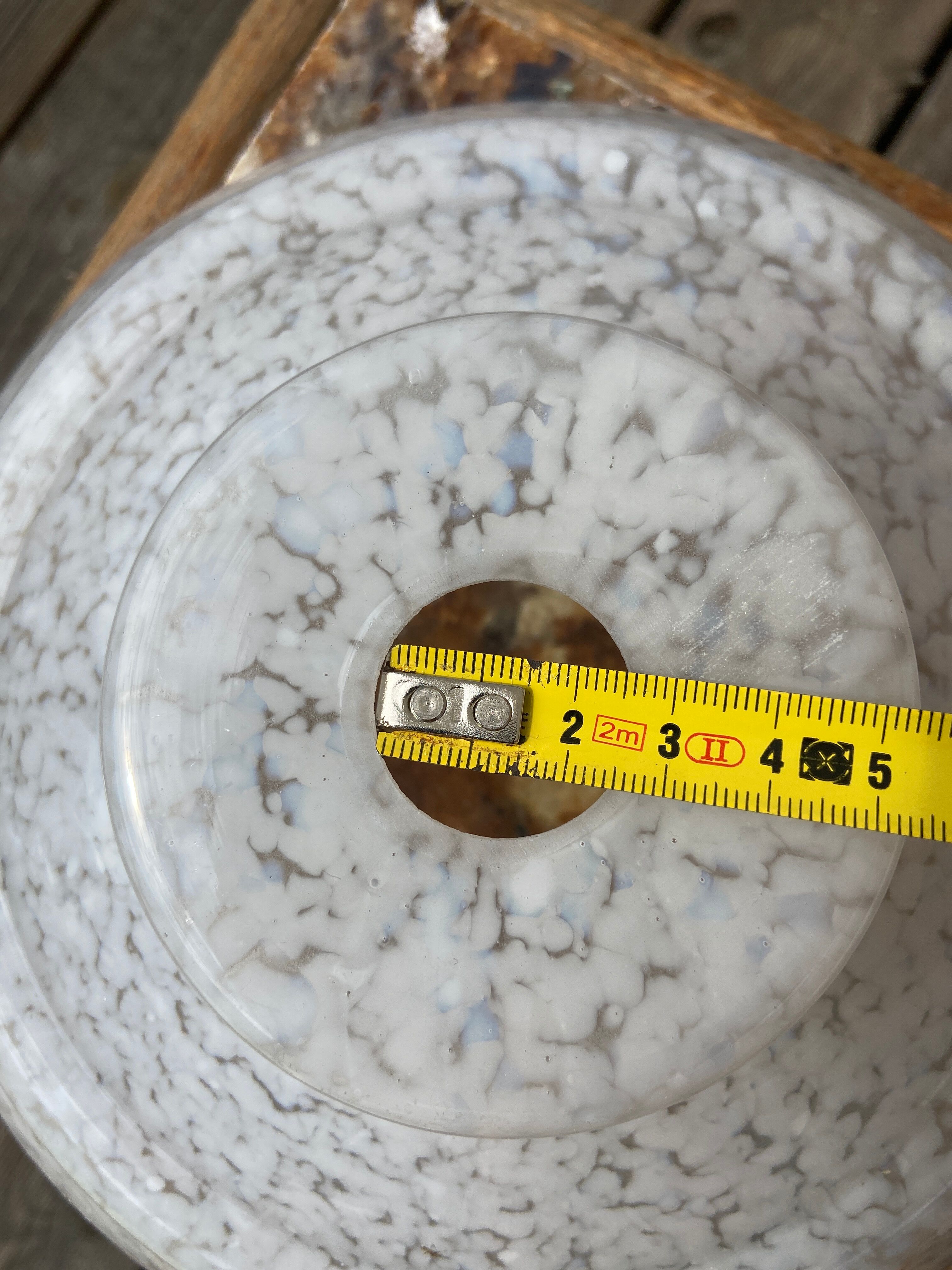 Lampshade glass of Clichy