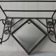 Coat rack art deco wrought iron