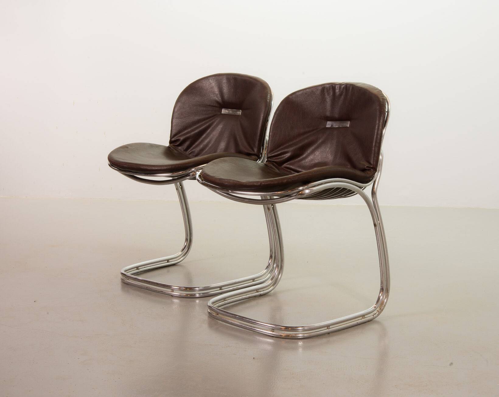 Gastone Rinaldi Italian Design 'Sabrina' Dining Chairs for Rima Italy 1970s