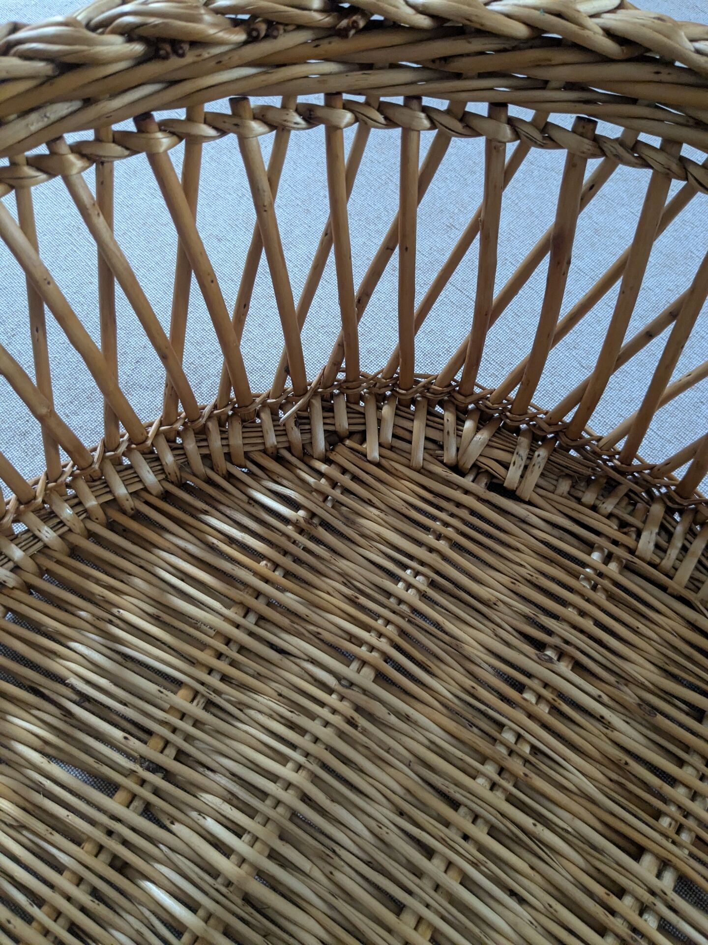 Panière en rotin 