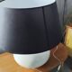Large vintage ceramic table lamp from the 70s kostka pirouette design