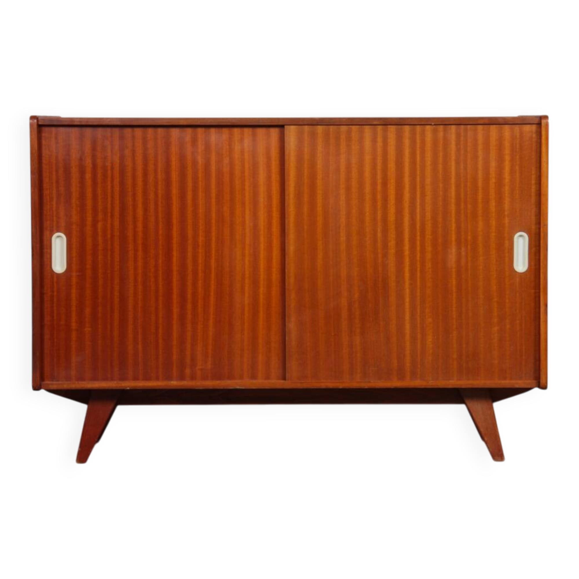 Chest of drawers in mahogany veneer designed by Jiri Jiroutek, model U-452, 1960