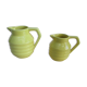 Set de 2 pichets faience onnaing barbotine art deco 1930