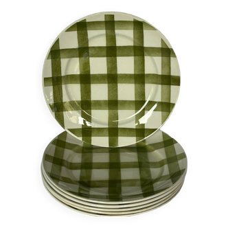 Dinner plates Moulin des Loups tablecloth