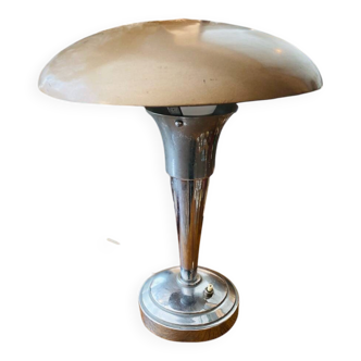 1950s metal mushroom lamp