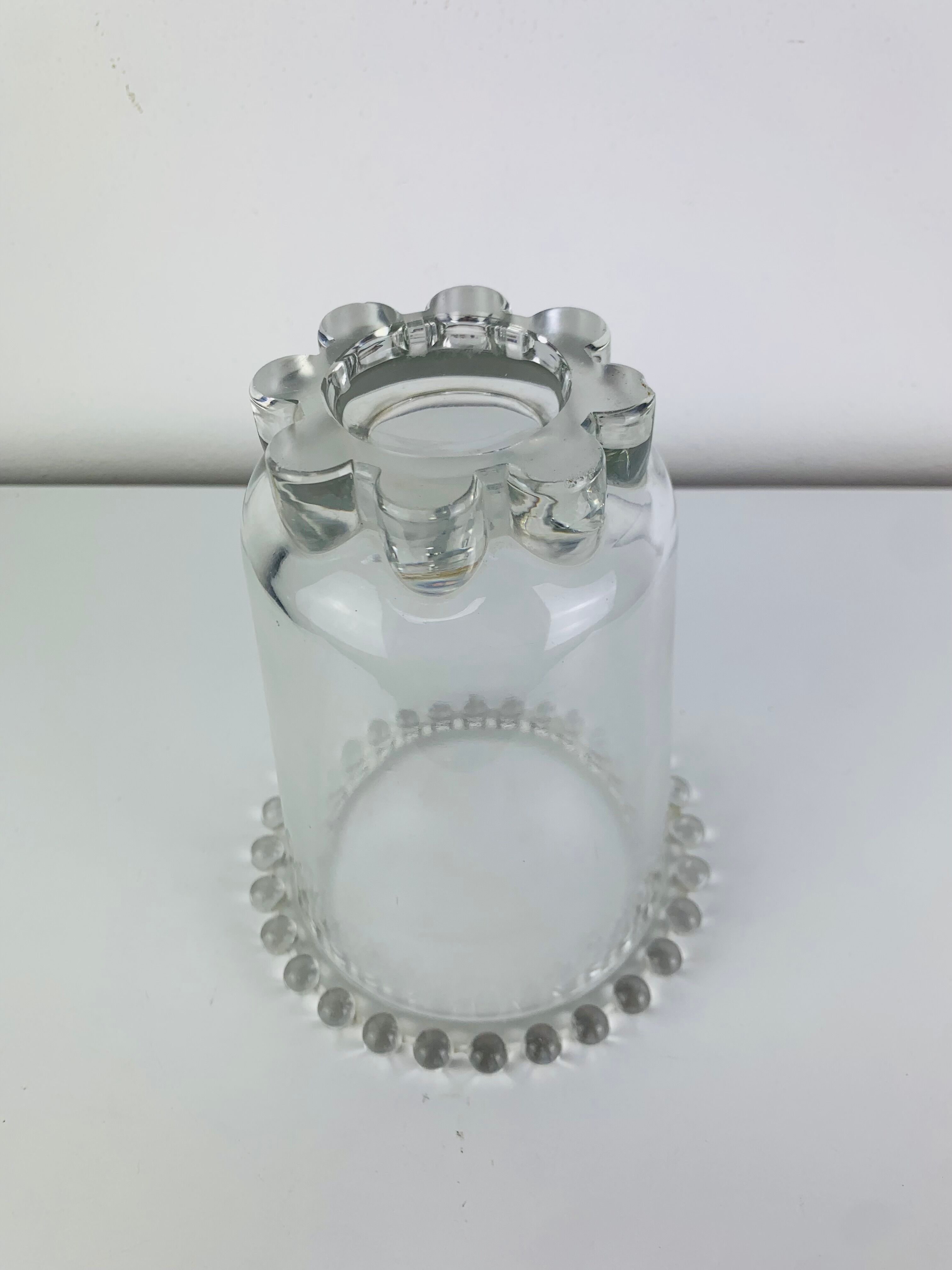 Vase art déco en verre par Rudolf Schrotter