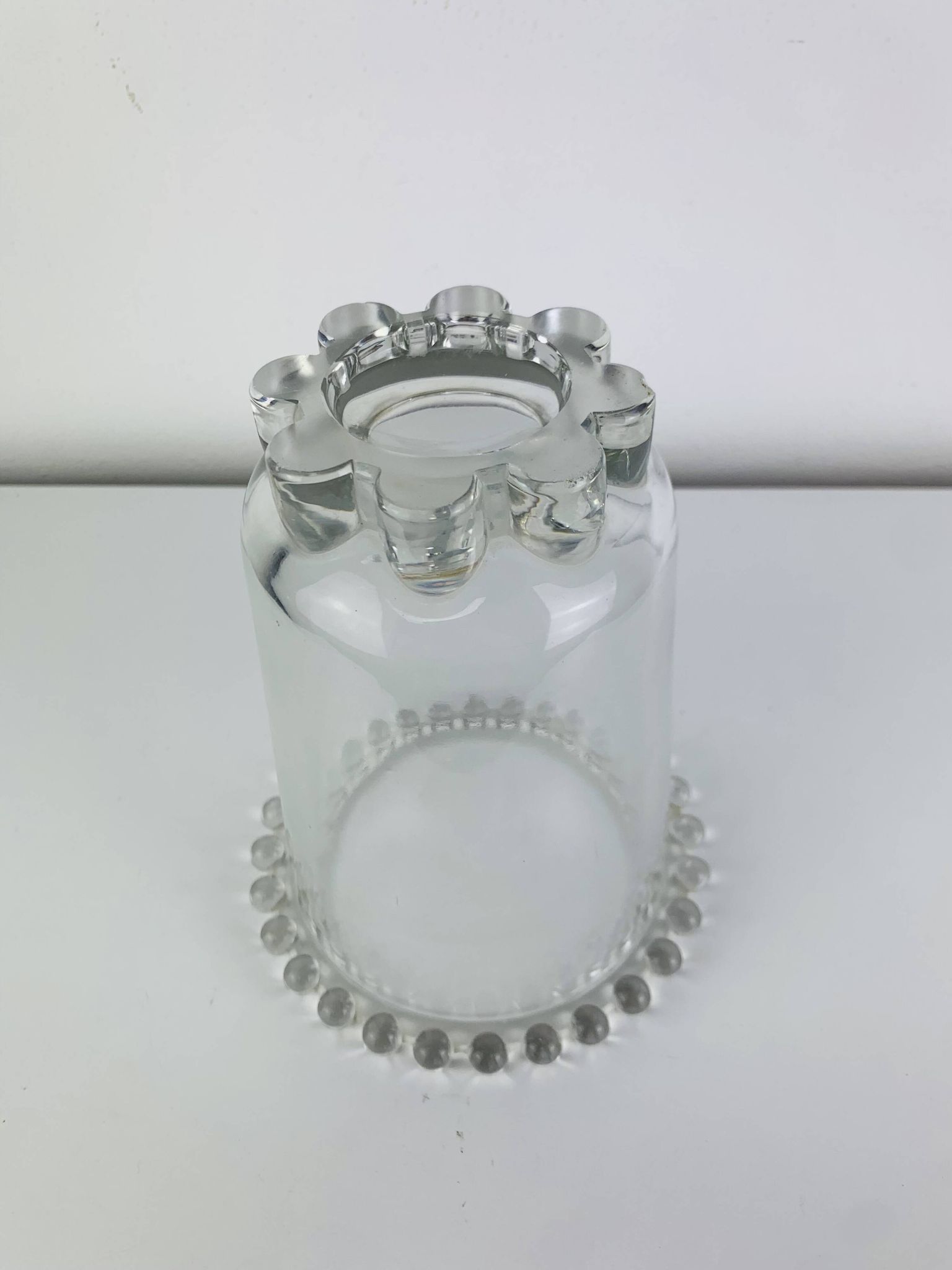 Art Deco glass vase by Rudolf Schrotter