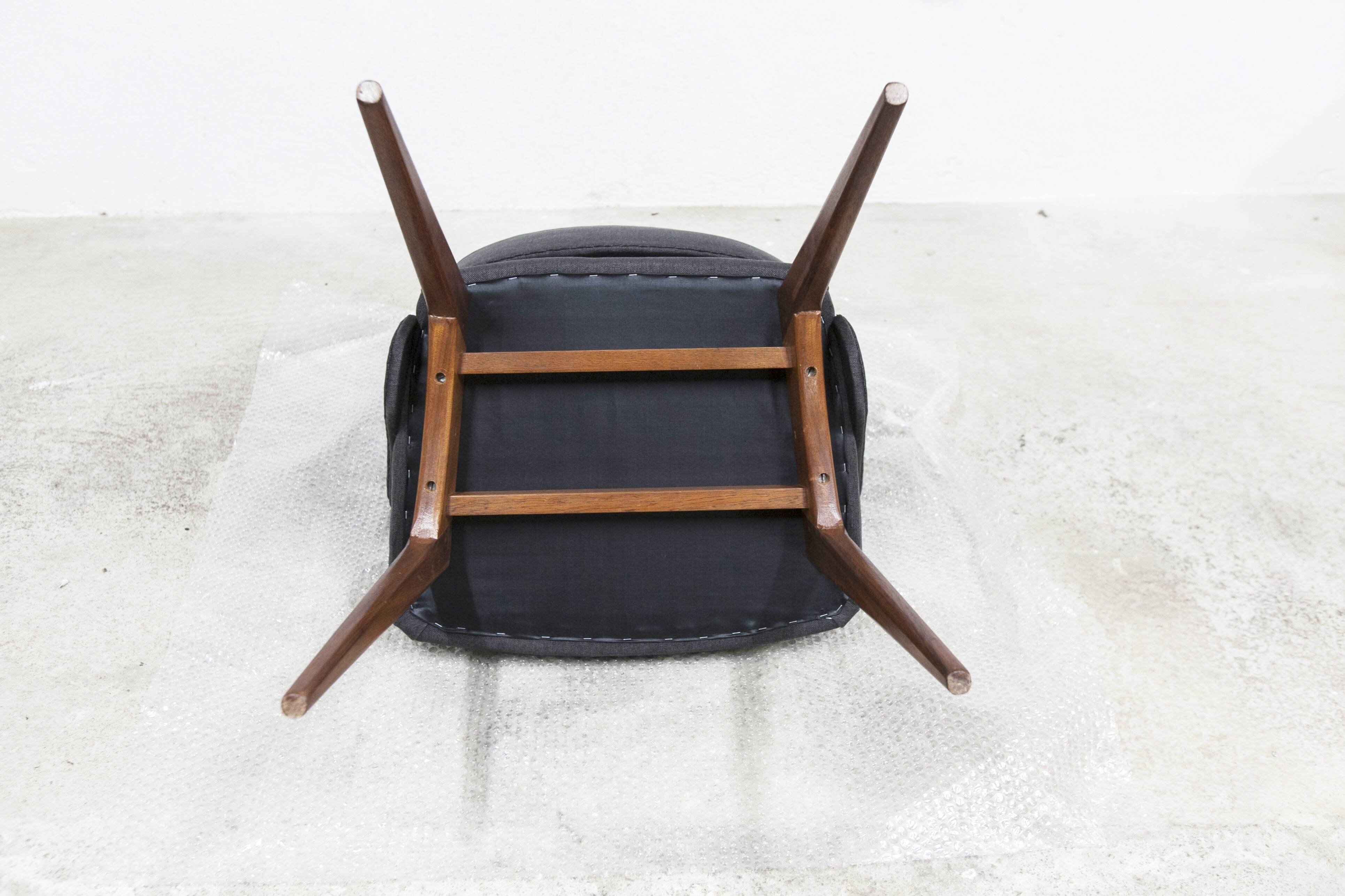 Fauteuil coquille 1958 Michel Ducaroy édition Roset restauré