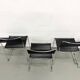 Série de 6 Chaises "Spaghetti" Design Italien Années 80 – Noir & Chrome