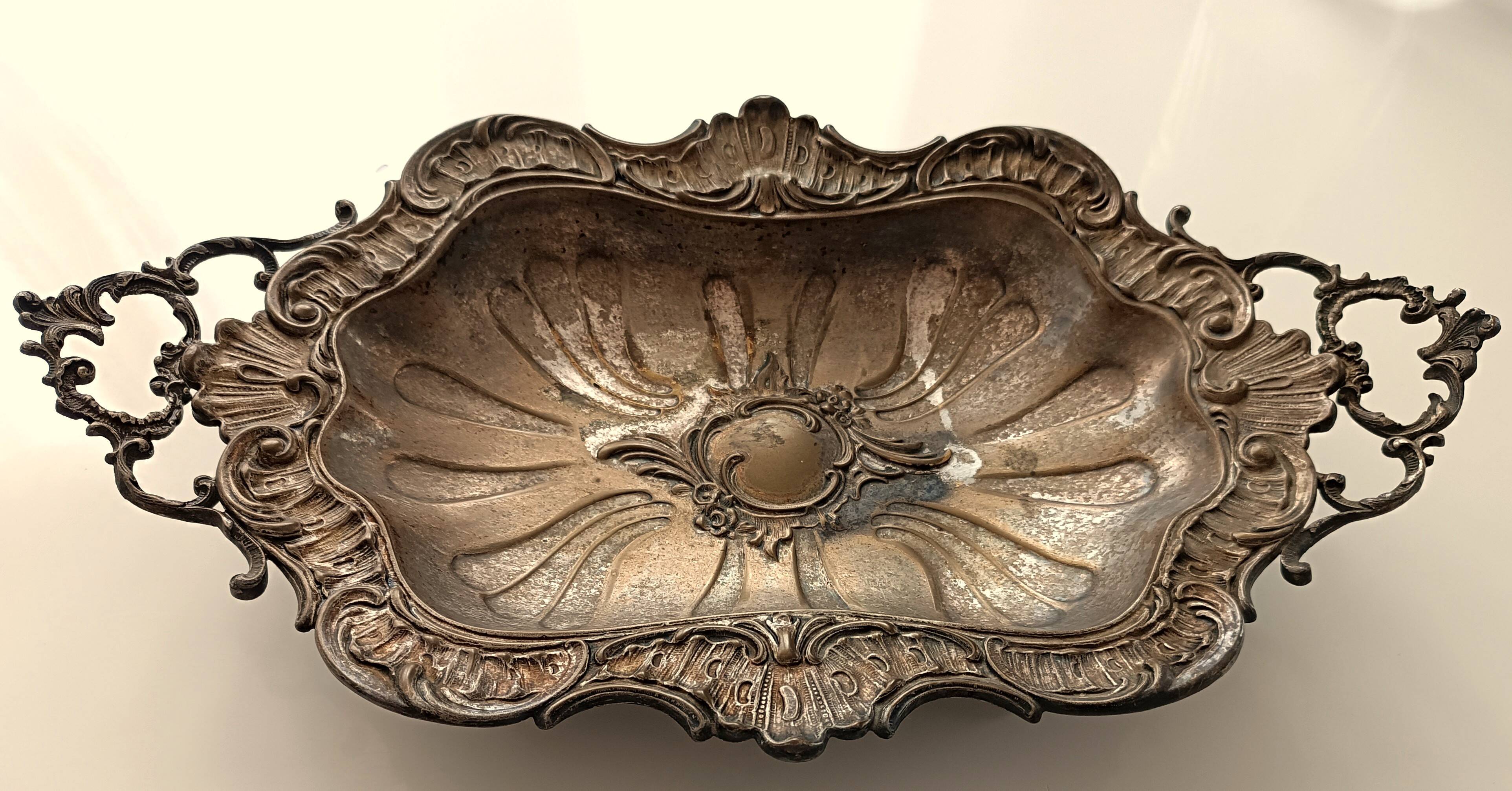 Rocaille Centrepiece Silver-Plated Bowl