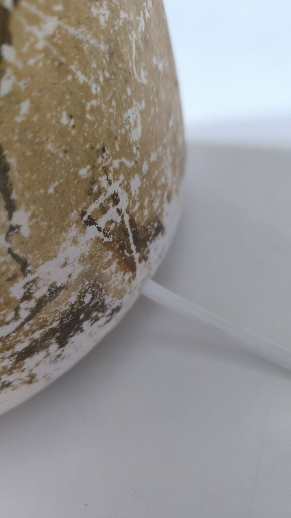 Lampe en faience vintage 1960