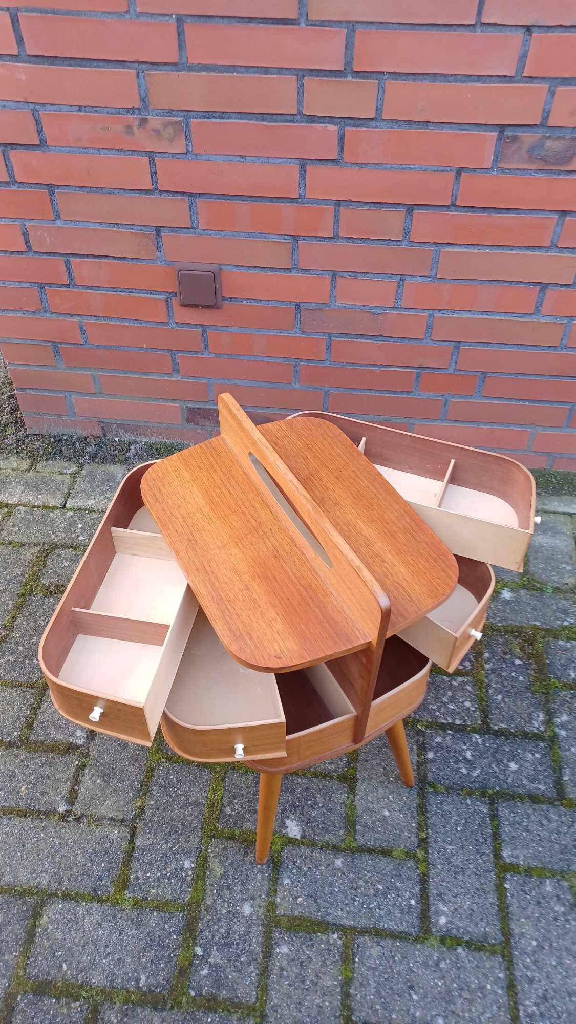 Table de nuit Vintage 1970 Teck