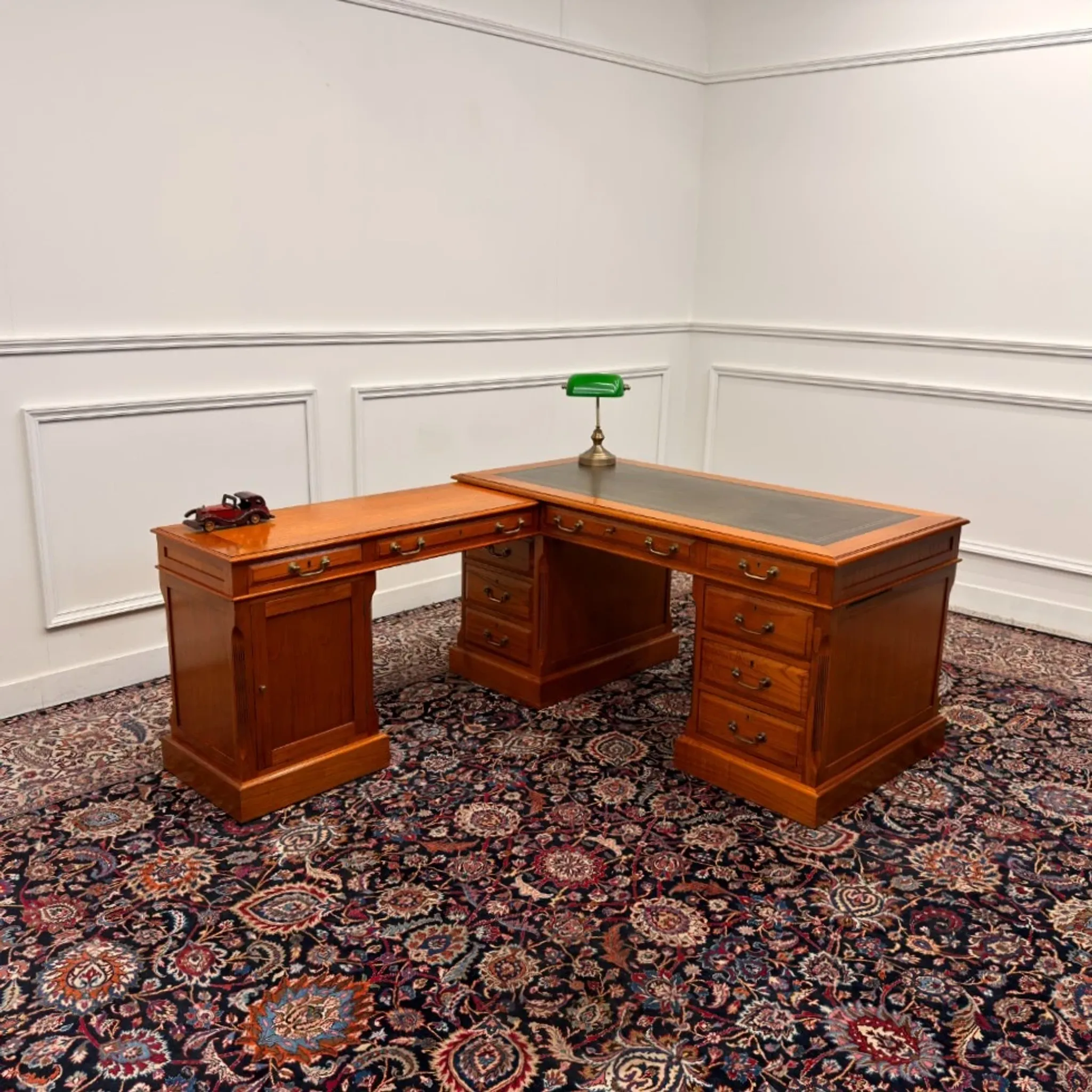 Original Globe Wernicke Corner Desk