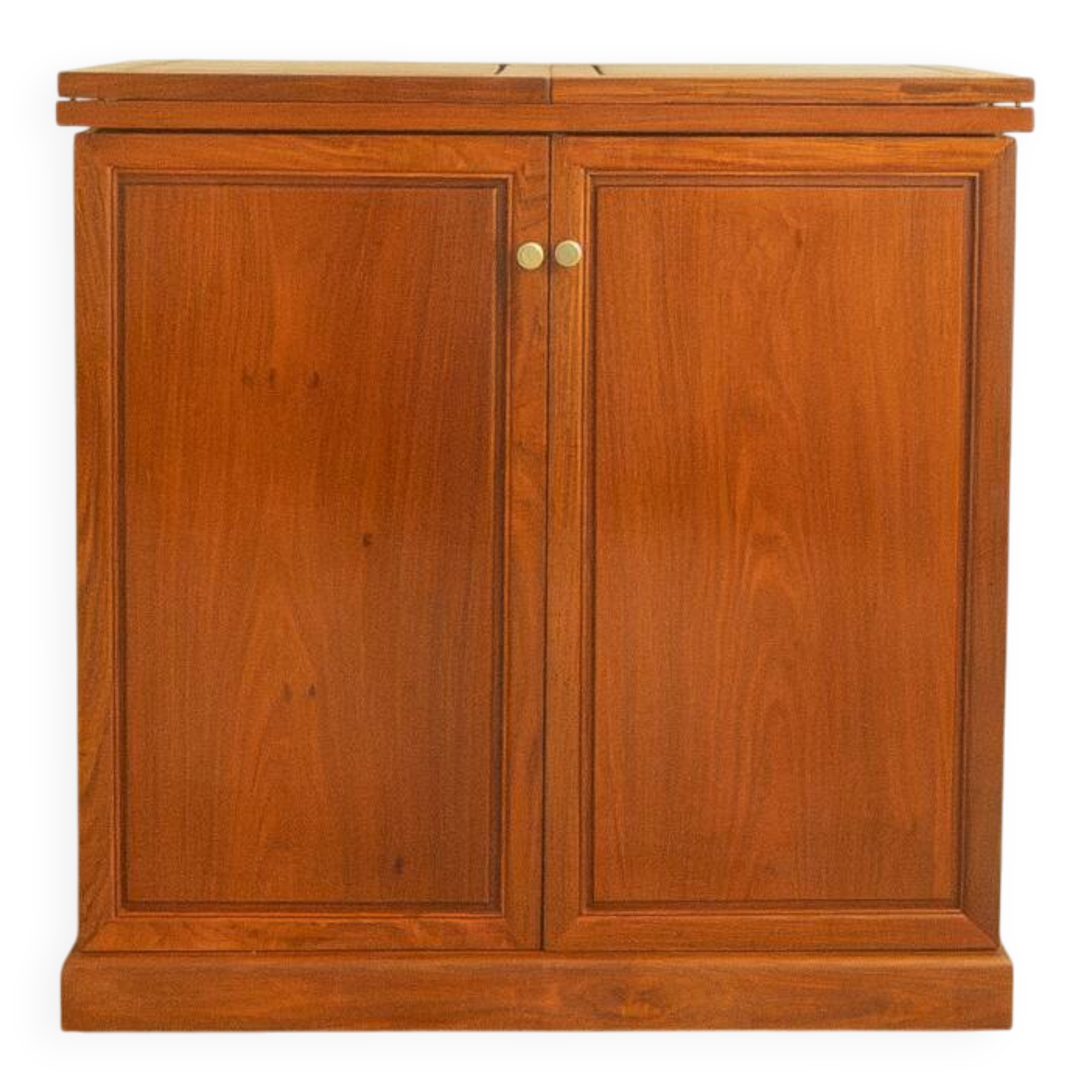 Captain's bar in Scandinavian design, 1960s, teak