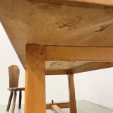 2m solid elm farmhouse table