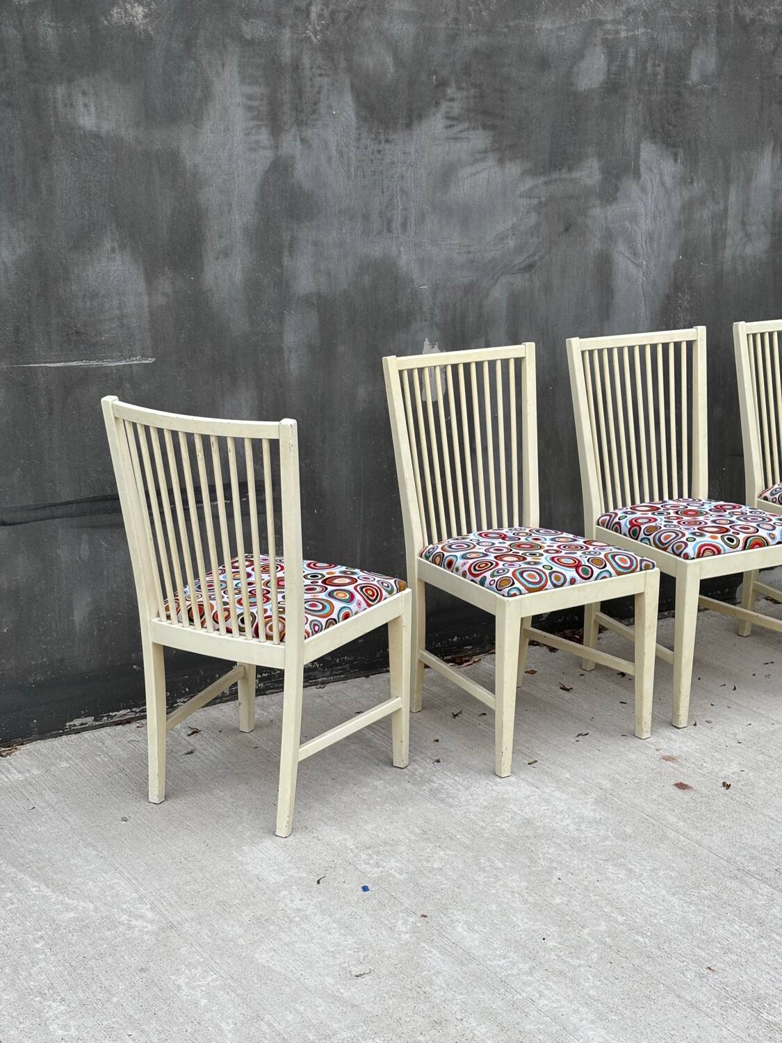 Ensemble de 4 chaises design scandinave – Karin Mobring & Tomás Jeline