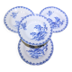 4 deep plates Gien Chardons 260359