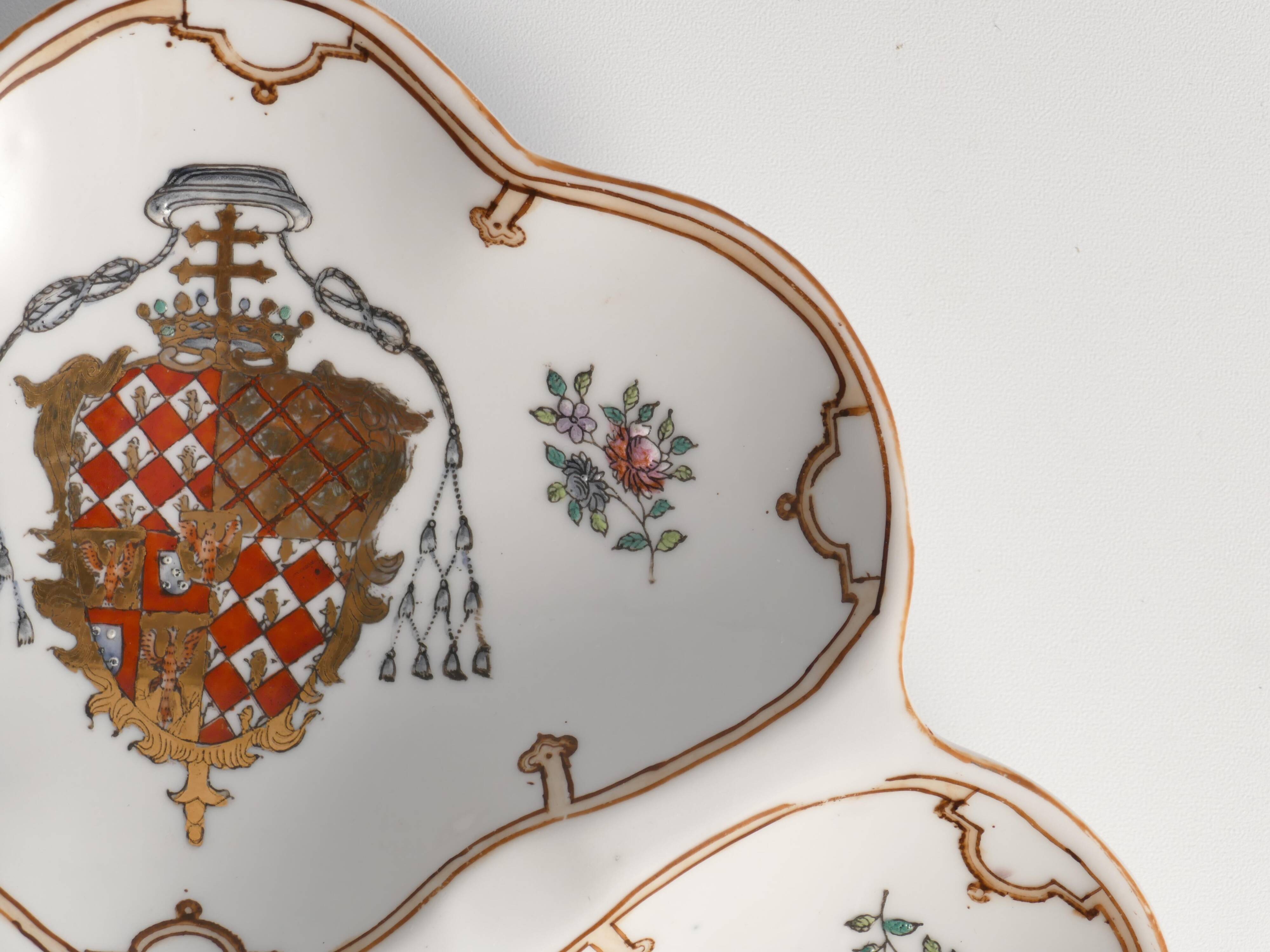 French Porcelain Divided Presentation Dish by House Of Toussi Court