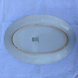 Plat ovale  Saint Amand et Hamage "modern style"
