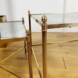 3-part coffee table from the 70s in the style of jansen