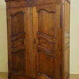 regional wardrobe from the Louis XV period, in solid walnut