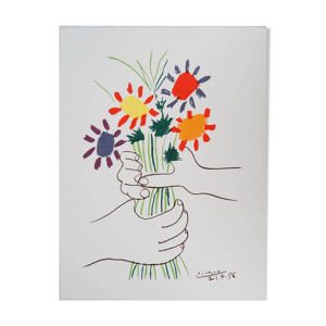 Pablo Picasso : Le bouquet
