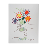 Pablo Picasso: The Bouquet of Peace, signed lithograph