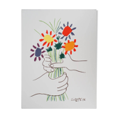 Pablo Picasso: The Bouquet of Peace, signed lithograph