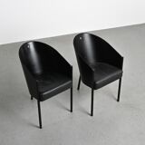 Pair of Costes armchairs by Philippe Starck, circa 1984.