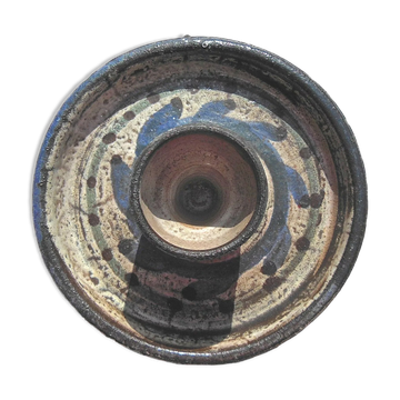 CERAMIC CANDLE holder GUSTAVE REYNAUD - LE MÛRIER - Vallauris 1950 1960