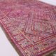 Vintage Moroccan Rug 203 x 340 cm - Moroccan Rug Purple - Berber rug Old