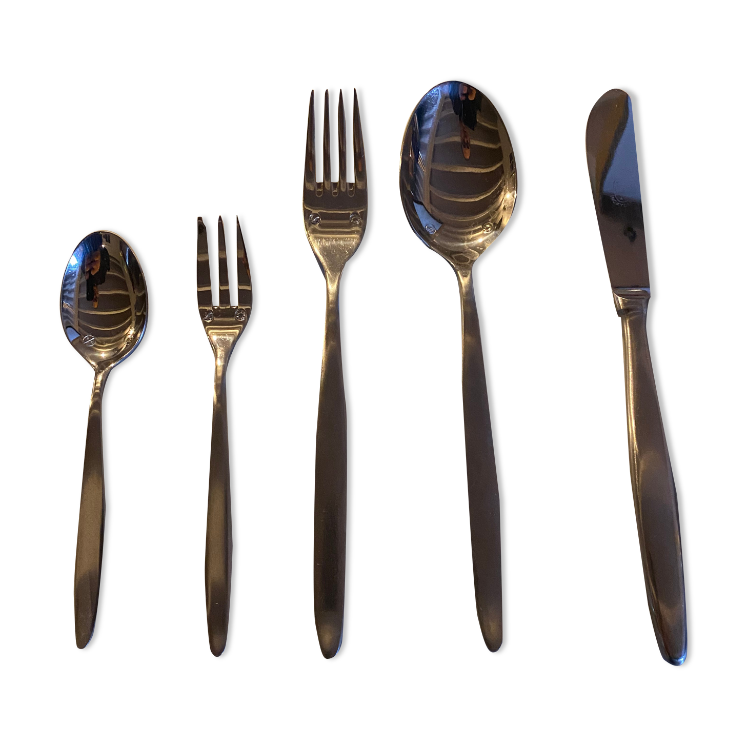 Housewife Guy Degrenne in stainless steel, 76 pieces