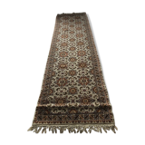 Moroccan hallway carpet - knotted dots