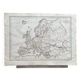 1822 - Map of Europe in the time of Charles V